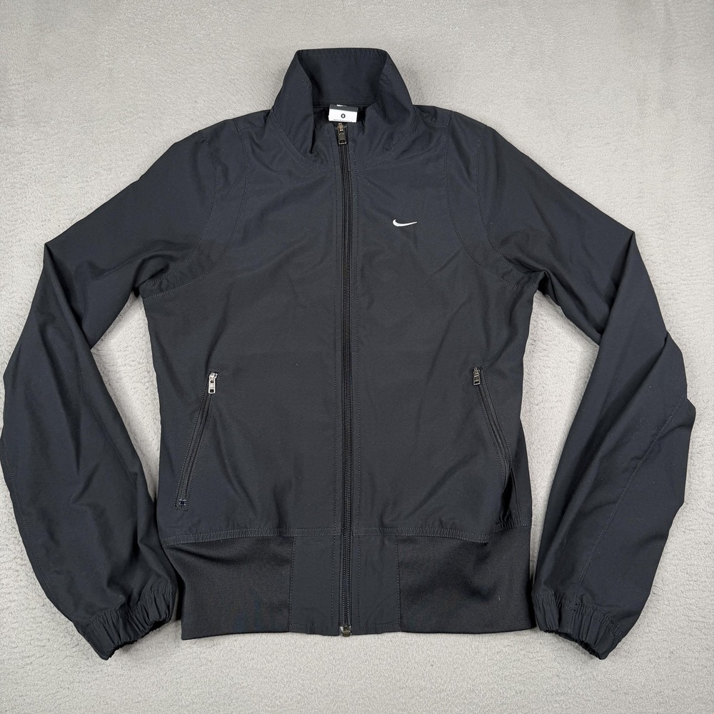 Nike Black Women's Lightweight Zip-Front Jacket